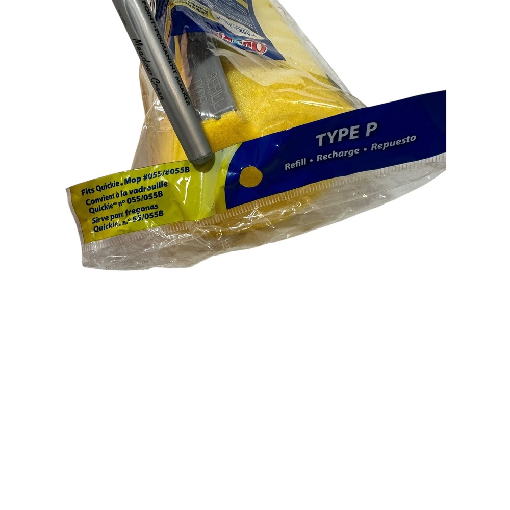 Quickie Type P Jumbo Mop & Scrub Roller Refill #055/#055B HTF‎ Discontinued - Picture 3 of 3